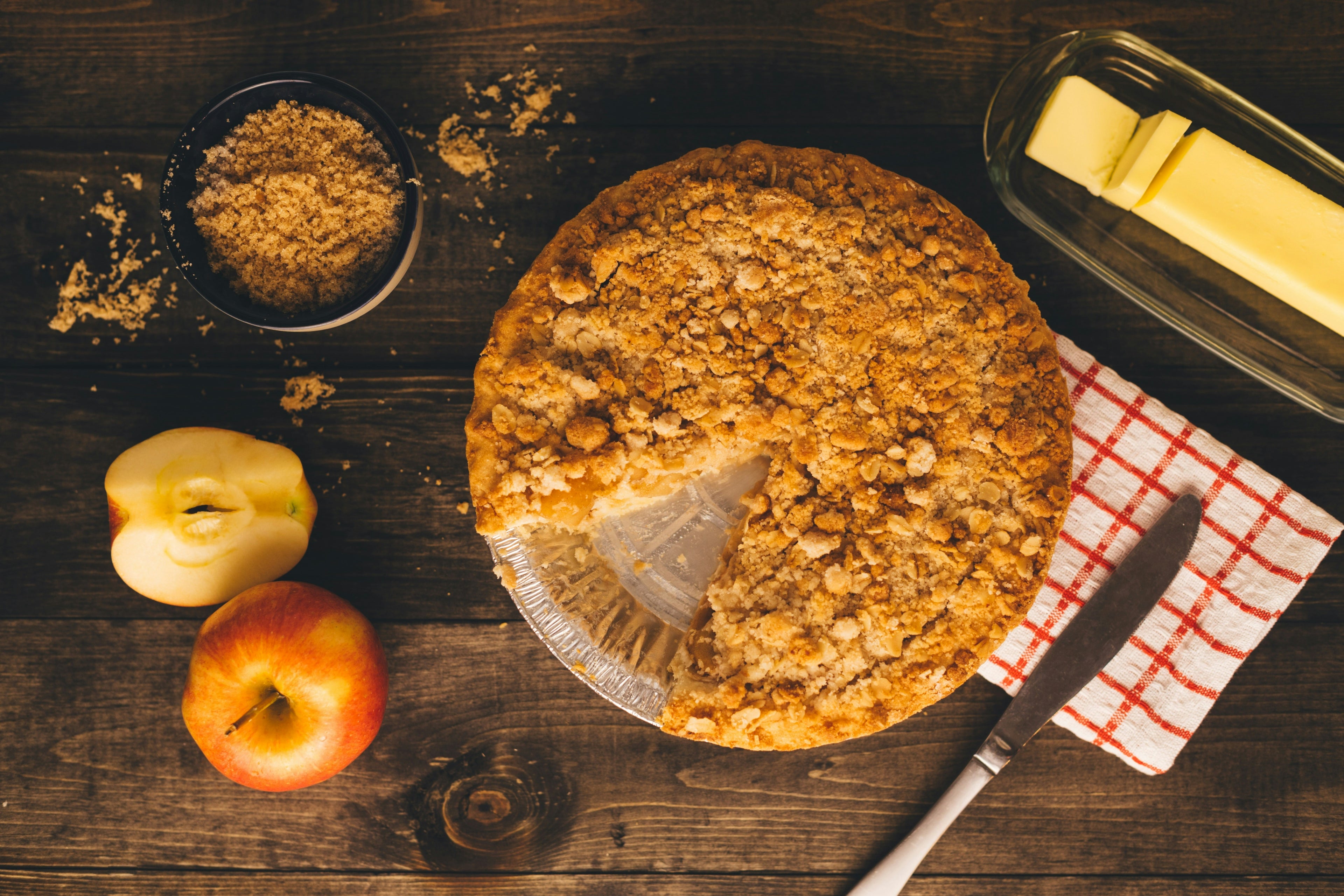 Apple Crumble Pie