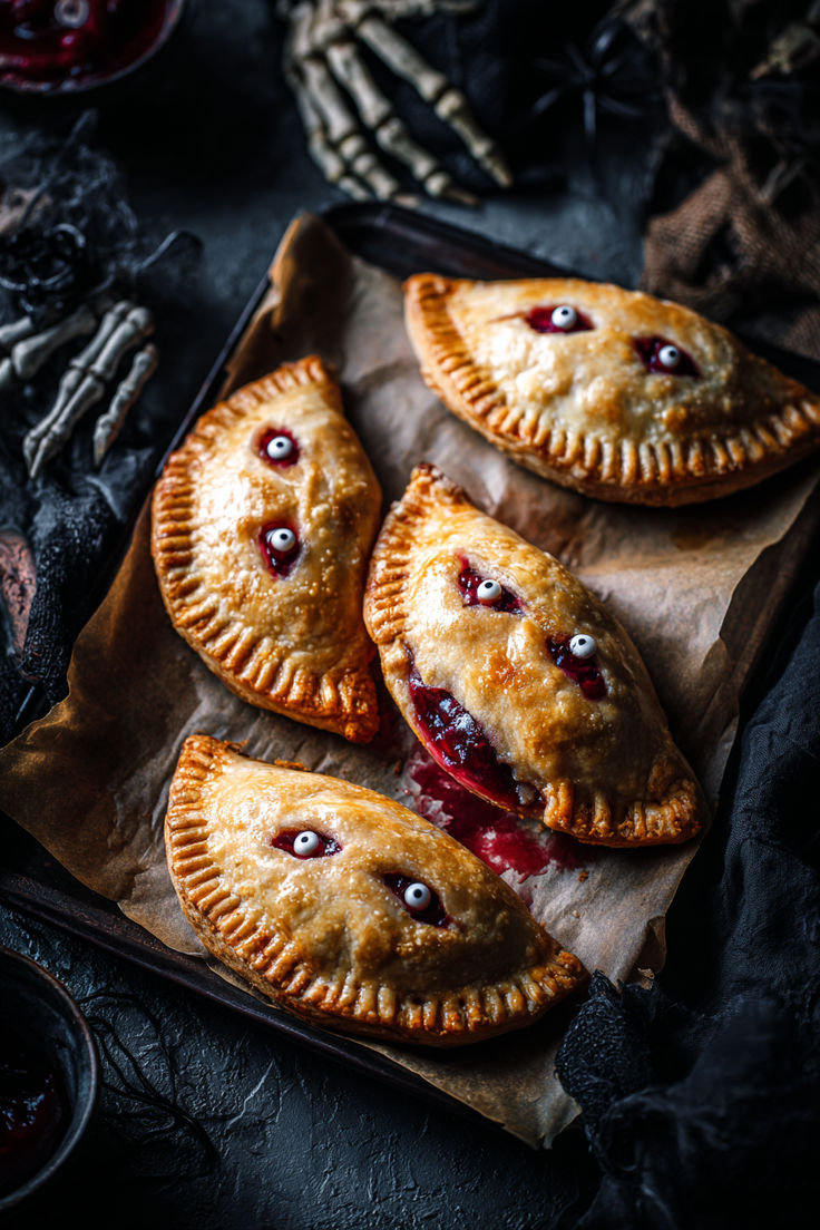 Office Halloween Hand Pie Catering